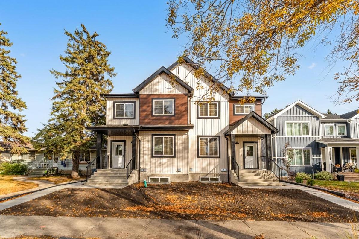 A two-storey side-by-side infill we manage in west Edmonton
